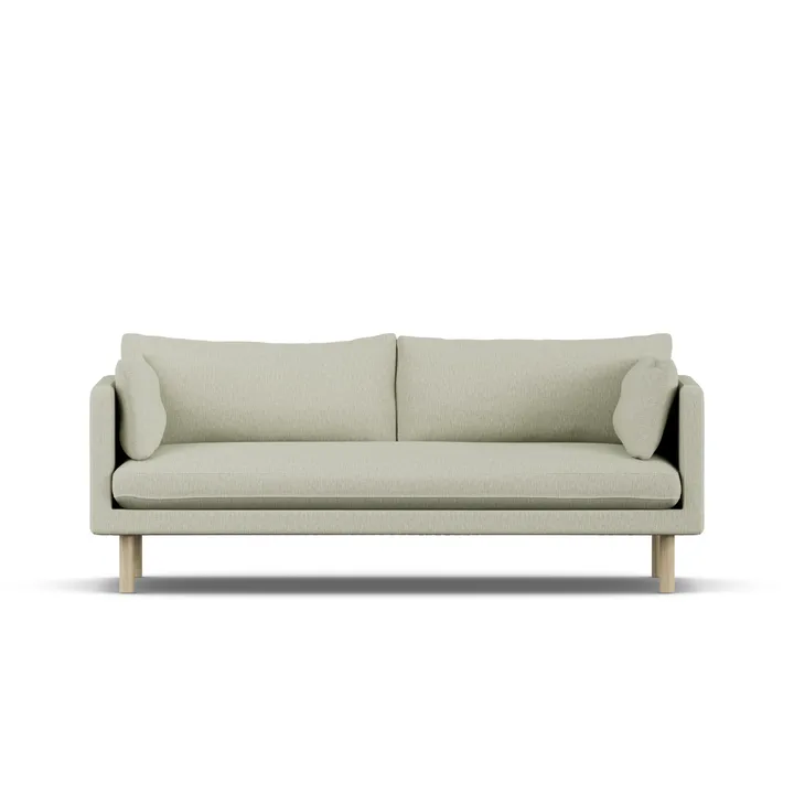Linnevik sofa - Luiza Beige 3981-white-oiled oak, 3-seater - 1898