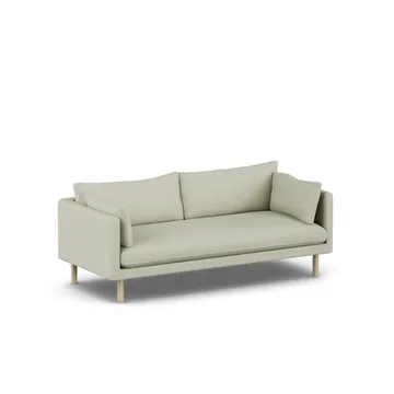 Linnevik sofa - Luiza Beige 3981-white-oiled oak, 3-seater - 1898