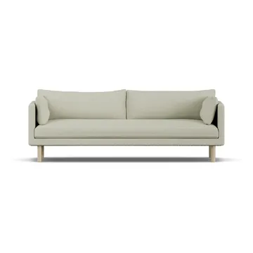 Linnevik sofa - Luiza Beige 3981-white-oiled oak, 4-seater, without skirt - 1898