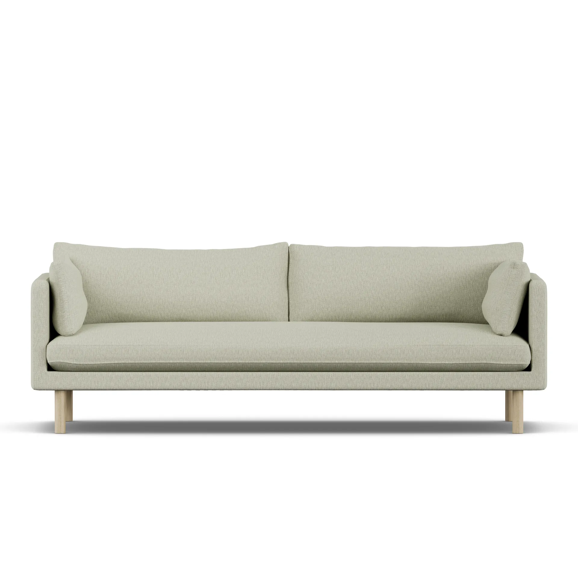 Linnevik sofa, Luiza Beige 3981-white-oiled oak, 4-seater 1898