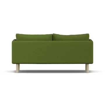 Linnevik sofa - Luiza Green 3975-white-oiled oak, 2-seater, without skirt - 1898