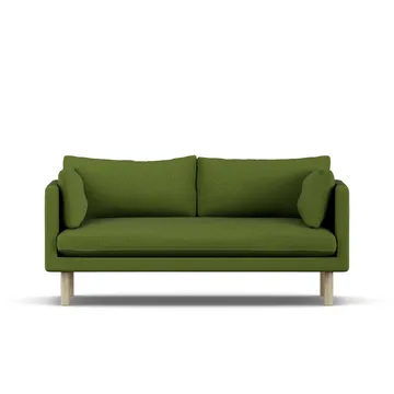 Linnevik sofa - Luiza Green 3975-white-oiled oak, 2-seater - 1898