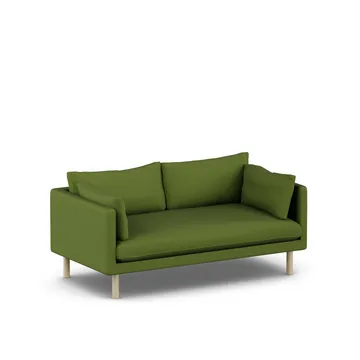 Linnevik sofa - Luiza Green 3975-white-oiled oak, 2-seater - 1898