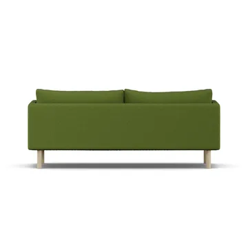 Linnevik sofa - Luiza Green 3975-white-oiled oak, 3-seater, without skirt - 1898