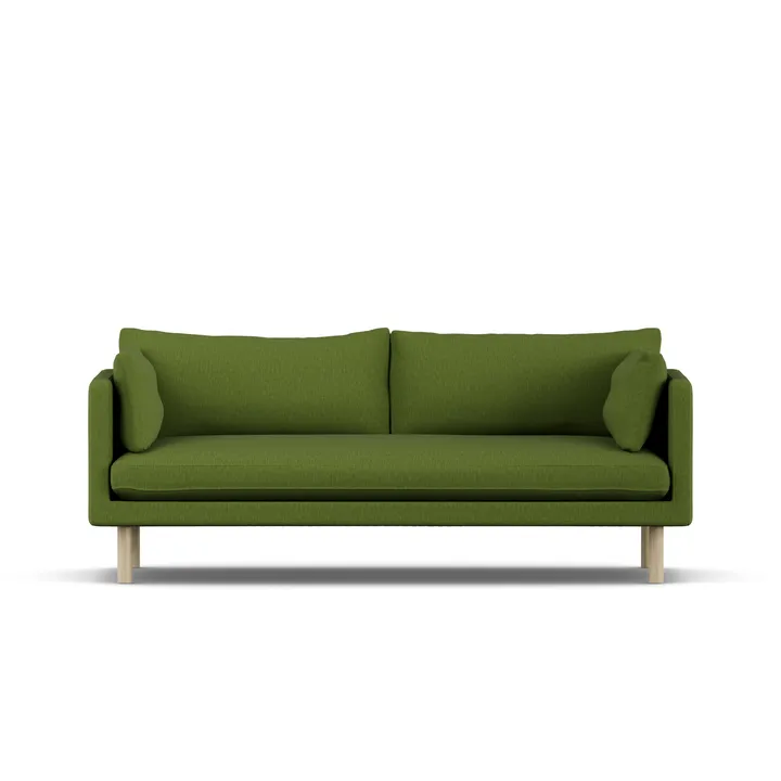 Linnevik sofa - Luiza Green 3975-white-oiled oak, 3-seater - 1898