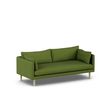 Linnevik sofa - Luiza Green 3975-white-oiled oak, 3-seater - 1898
