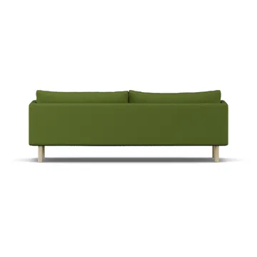 Linnevik sofa - Luiza Green 3975-white-oiled oak, 4-seater, without skirt - 1898