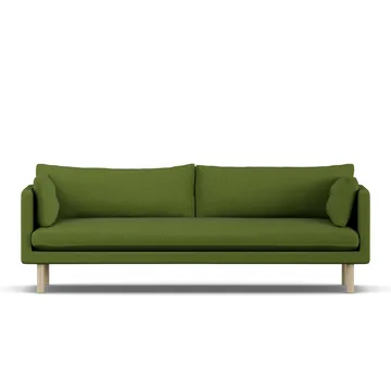 Linnevik sofa - Luiza Green 3975-white-oiled oak, 4-seater - 1898