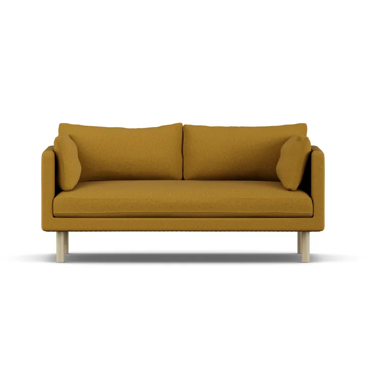 Linnevik sofa - Luiza Mustard 3972-white-oiled oak, 2-seater - 1898