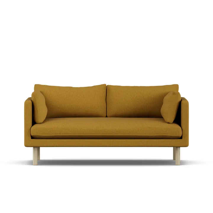 Linnevik sofa - Luiza Mustard 3972-white-oiled oak, 2-seater - 1898