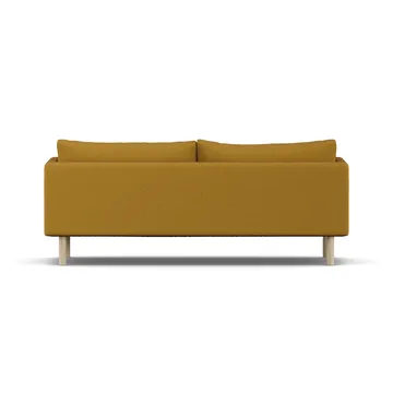 Linnevik sofa - Luiza Mustard 3972-white-oiled oak, 3-seater, without skirt - 1898