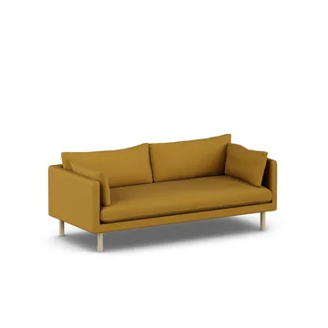 Linnevik sofa - Luiza Mustard 3972-white-oiled oak, 3-seater - 1898