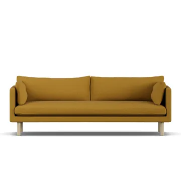 Linnevik sofa - Luiza Mustard 3972-white-oiled oak, 4-seater - 1898