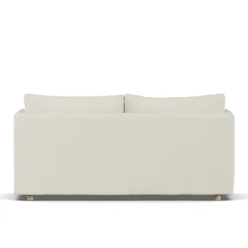 Linnevik sofa - Oslo Nature 1540-white-oiled oak, 2-seater, with skirt - 1898