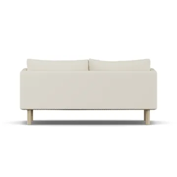 Linnevik sofa - Oslo Nature 1540-white-oiled oak, 2-seater, without skirt - 1898