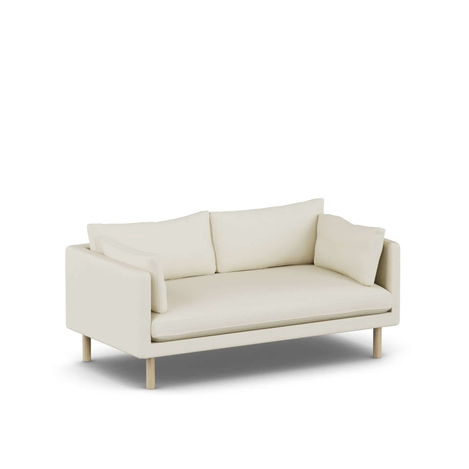 Linnevik sofa, Oslo Nature 1540-white-oiled oak, 2-seater 1898