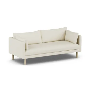 Linnevik sofa - Oslo Nature 1540-white-oiled oak, 3-seater, without skirt - 1898
