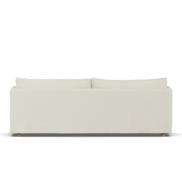 Linnevik sofa - Oslo Nature 1540-white-oiled oak, 4-seater, with skirt - 1898