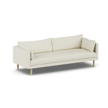 Linnevik sofa - Oslo Nature 1540-white-oiled oak, 4-seater, without skirt - 1898