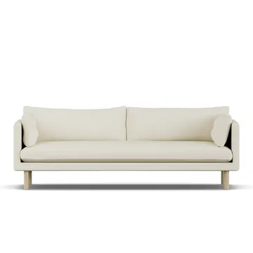 Linnevik sofa - Oslo Nature 1540-white-oiled oak, 4-seater - 1898
