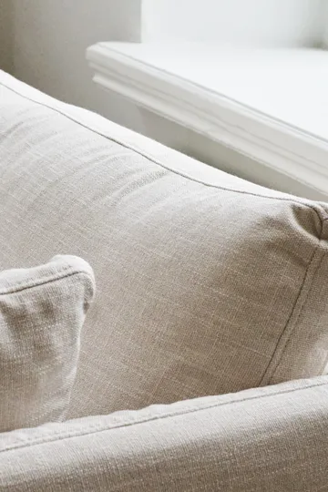 Linnevik sofa - Same Beige 6670-white-oiled oak, 2-seater, without skirt - 1898