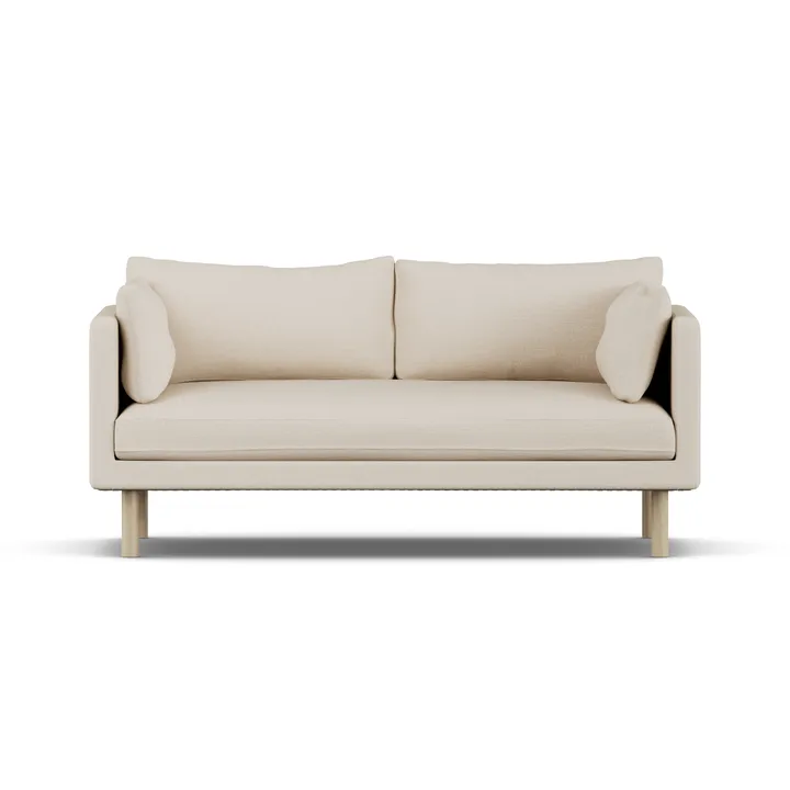 Linnevik sofa - Same Beige 6670-white-oiled oak, 2-seater - 1898