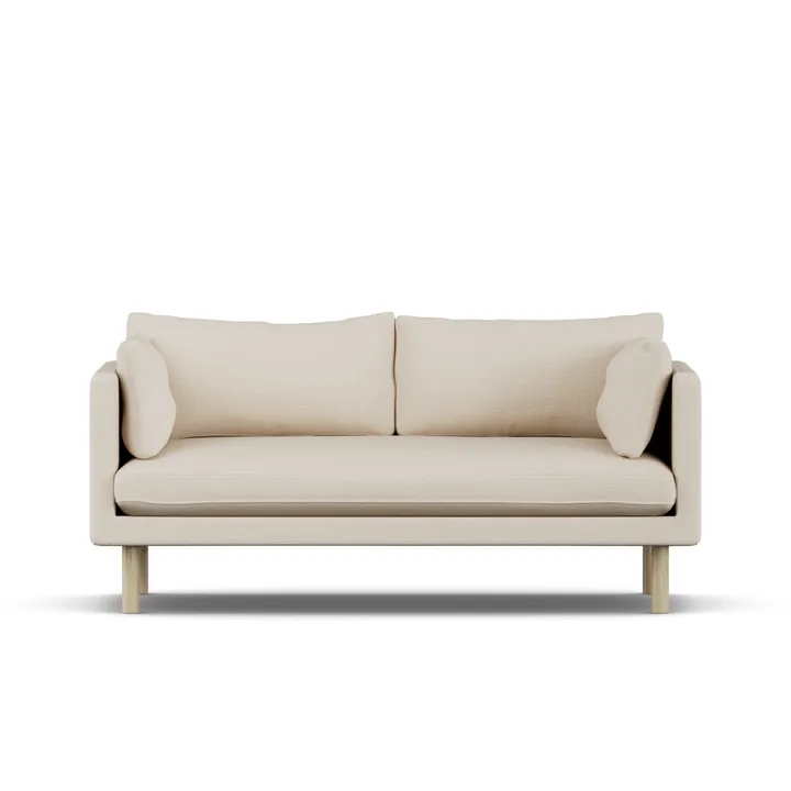 Linnevik sofa - Same Beige 6670-white-oiled oak, 2-seater - 1898
