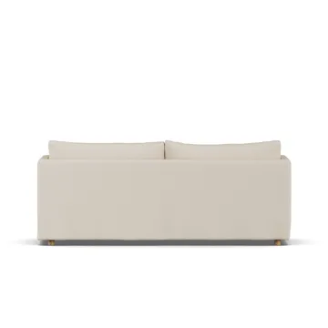 Linnevik sofa - Same Beige 6670-white-oiled oak, 3-seater, with skirt - 1898