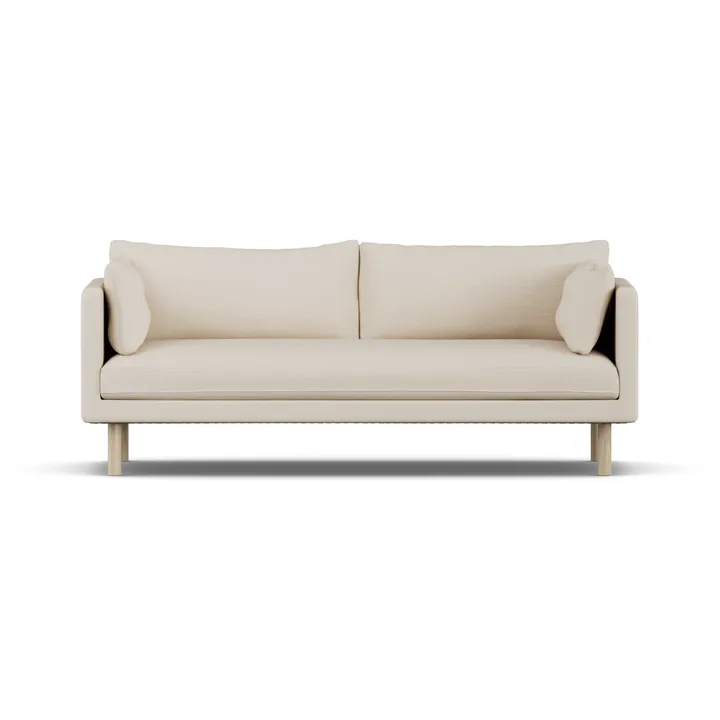 Linnevik sofa - Same Beige 6670-white-oiled oak, 3-seater - 1898