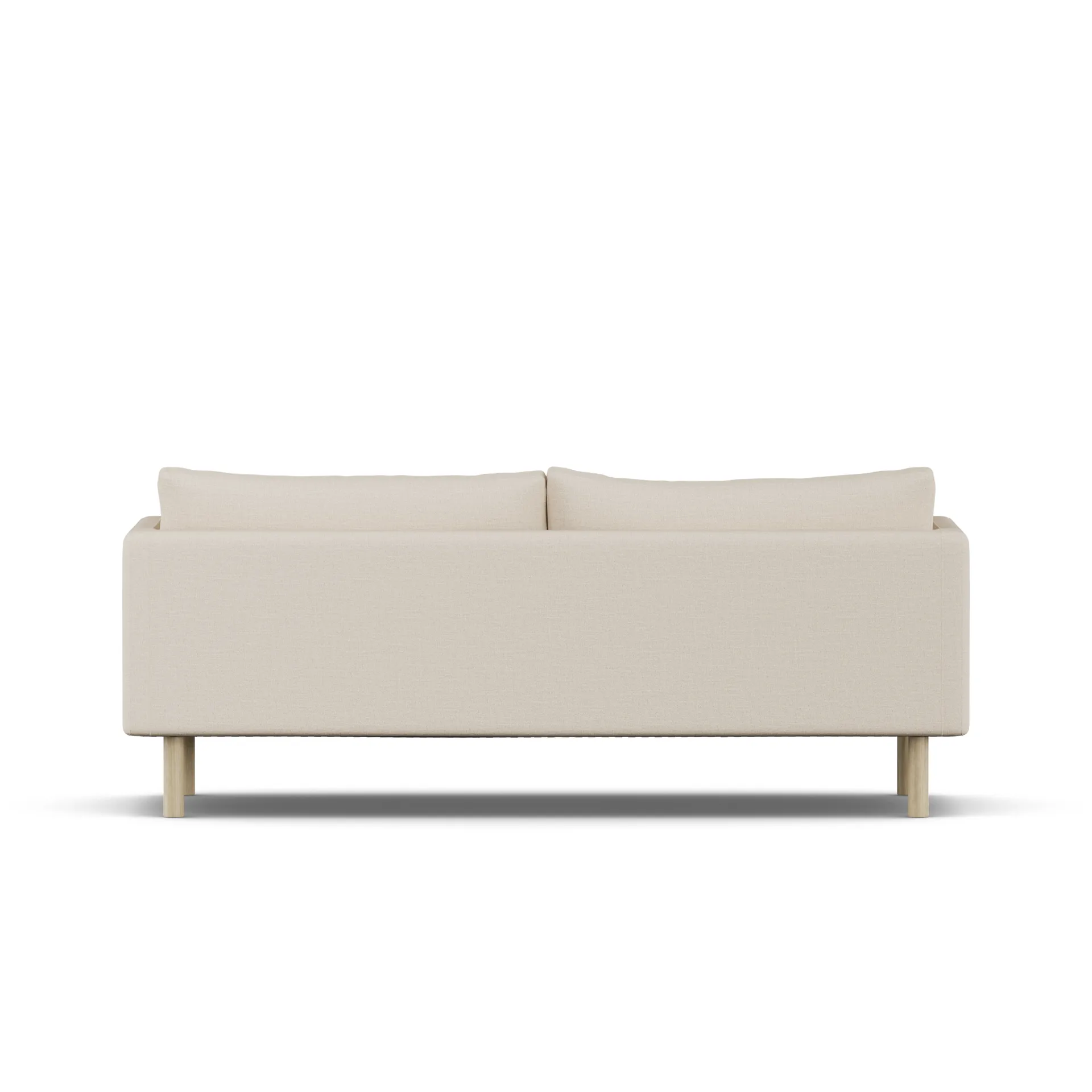 Linnevik sofa, Same Beige 6670-white-oiled oak, 3-seater 1898