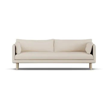 Linnevik sofa - Same Beige 6670-white-oiled oak, 4-seater, without skirt - 1898