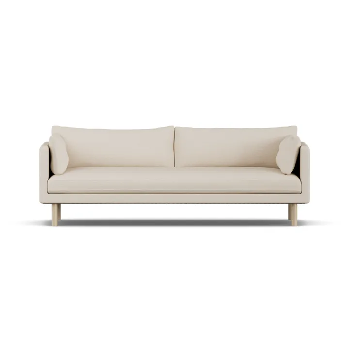 Linnevik sofa - Same Beige 6670-white-oiled oak, 4-seater - 1898