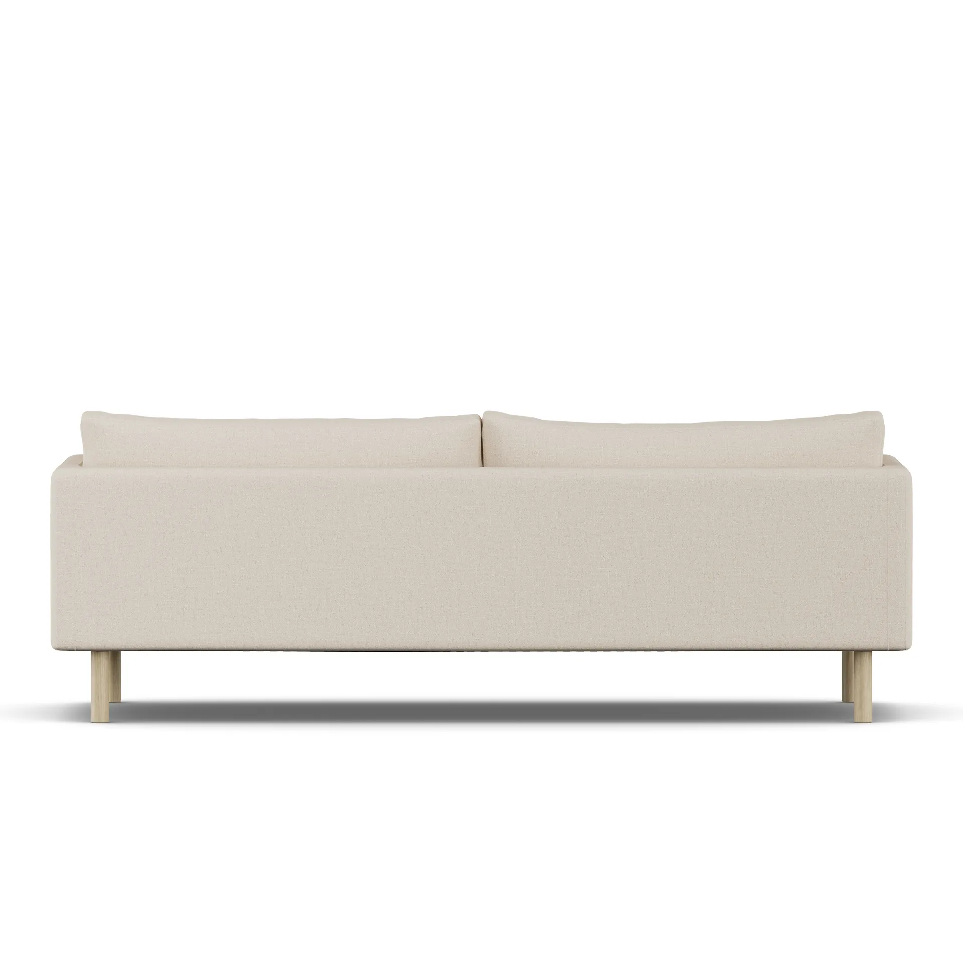 Linnevik sofa, Same Beige 6670-white-oiled oak, 4-seater 1898