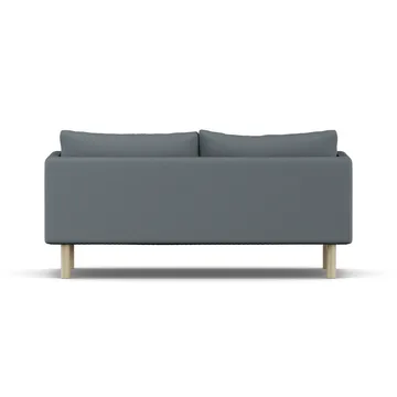 Linnevik sofa - Same Blue 6678-white-oiled oak, 2-seater, without skirt - 1898