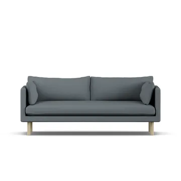 Linnevik sofa - Same Blue 6678-white-oiled oak, 3-seater - 1898