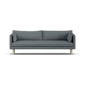 Linnevik sofa - Same Blue 6678-white-oiled oak, 4-seater, without skirt - 1898