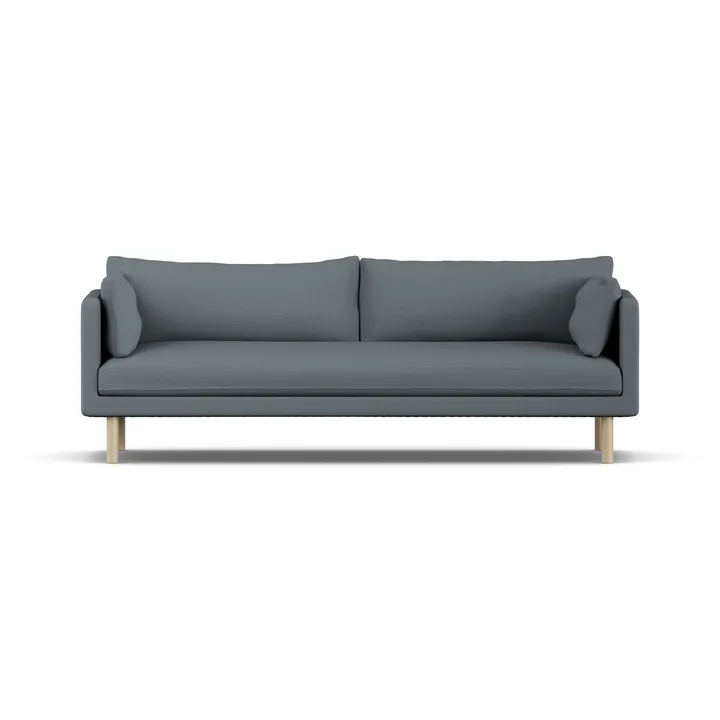 Linnevik sofa - Same Blue 6678-white-oiled oak, 4-seater - 1898