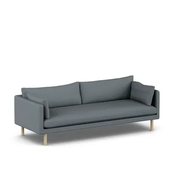 Linnevik sofa - Same Blue 6678-white-oiled oak, 4-seater - 1898