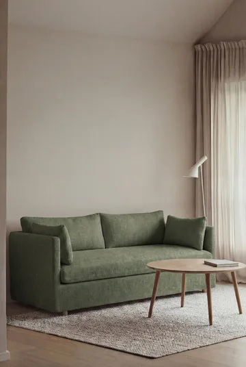 Linnevik sofa - Same Forest 6677-white-oiled oak, 2-seater, with skirt - 1898