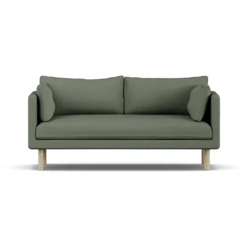 Linnevik sofa - Same Forest 6677-white-oiled oak, 2-seater, without skirt - 1898