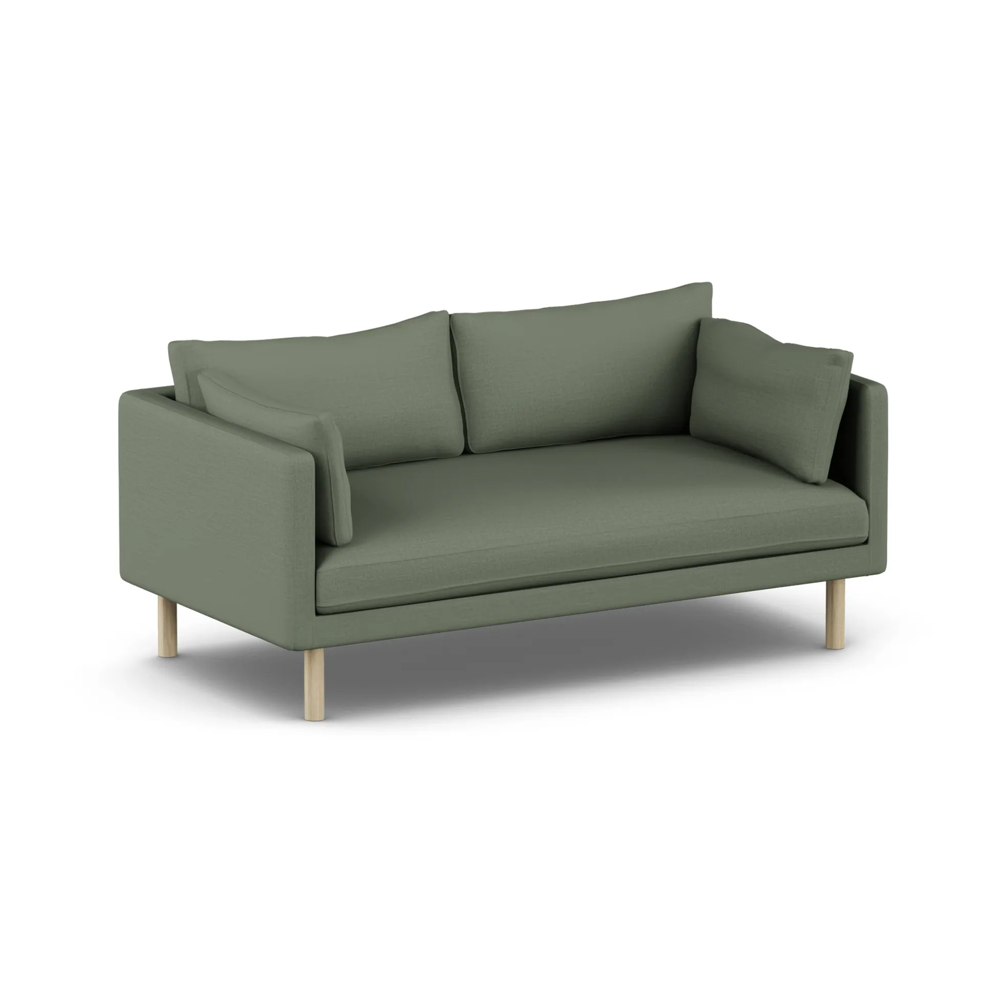 Linnevik sofa, Same Forest 6677-white-oiled oak, 2-seater, without skirt 1898