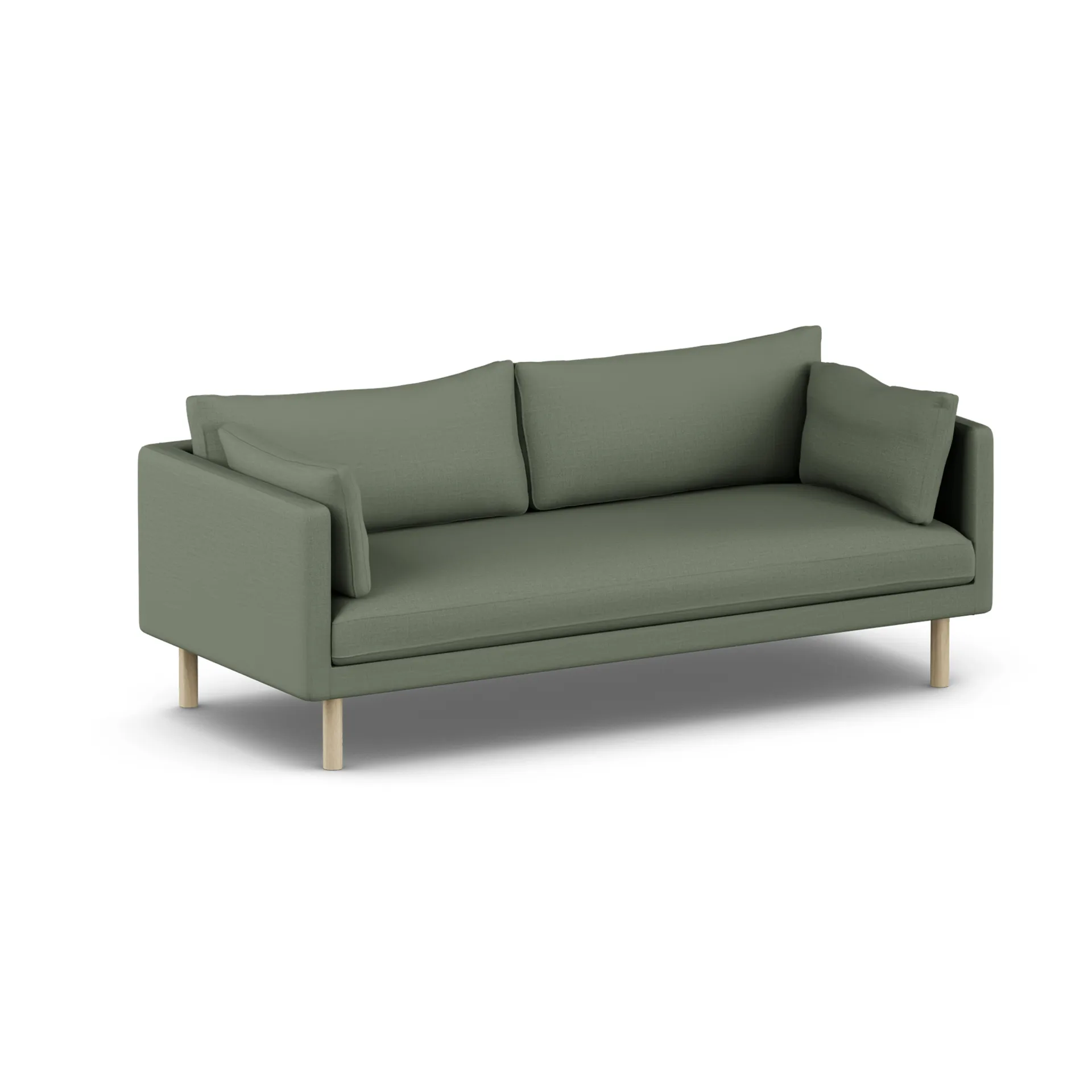 Linnevik sofa, Same Forest 6677-white-oiled oak, 3-seater, without skirt 1898