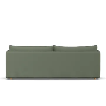 Linnevik sofa - Same Forest 6677-white-oiled oak, 4-seater, with skirt - 1898