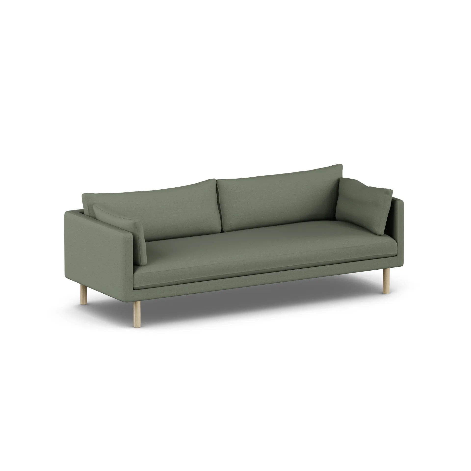 Linnevik sofa, Same Forest 6677-white-oiled oak, 4-seater, without skirt 1898