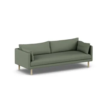 Linnevik sofa - Same Forest 6677-white-oiled oak, 4-seater, without skirt - 1898
