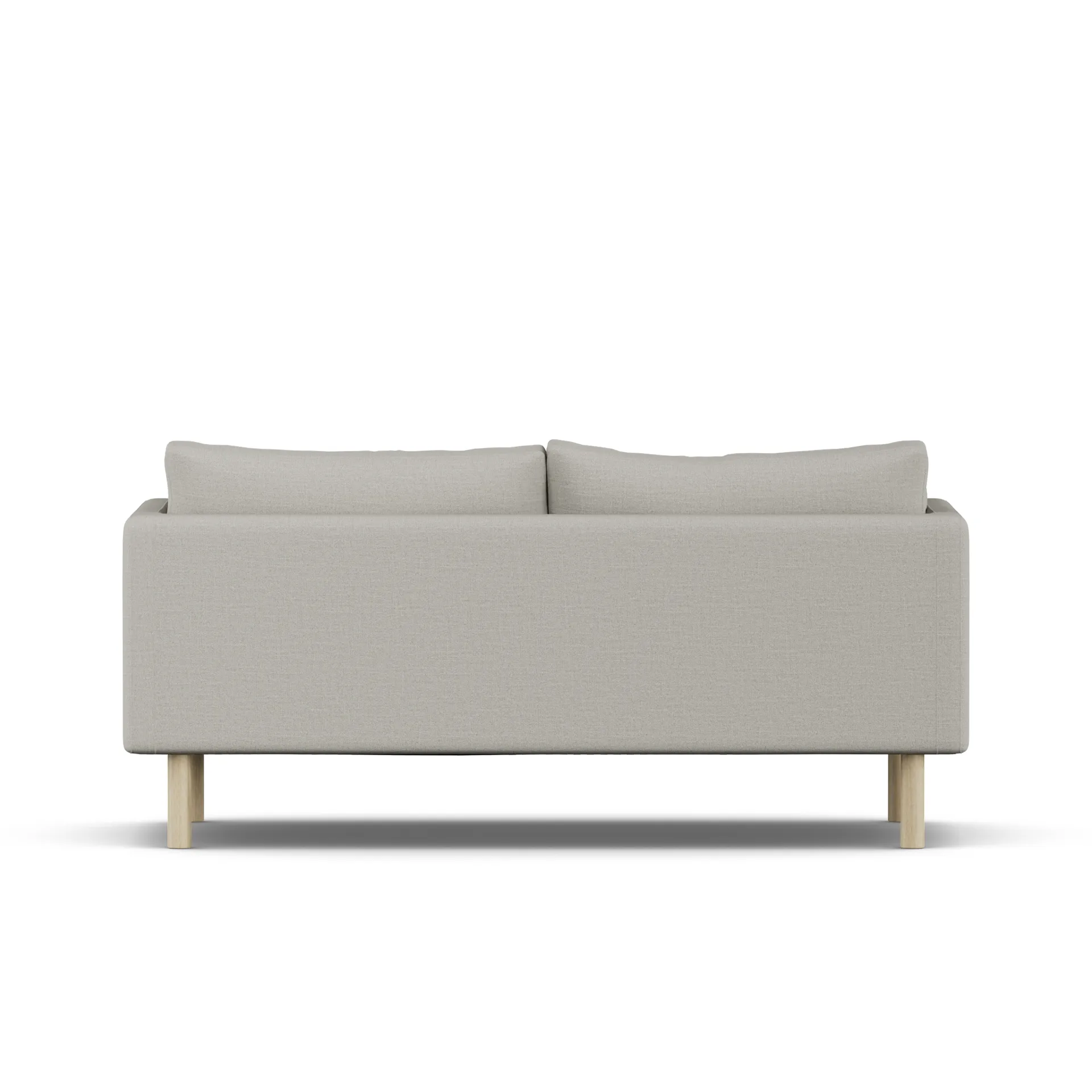 Linnevik sofa, Same Grey 6673-white-oiled oak, 2-seater 1898