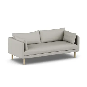 Linnevik sofa - Same Grey 6673-white-oiled oak, 3-seater, without skirt - 1898