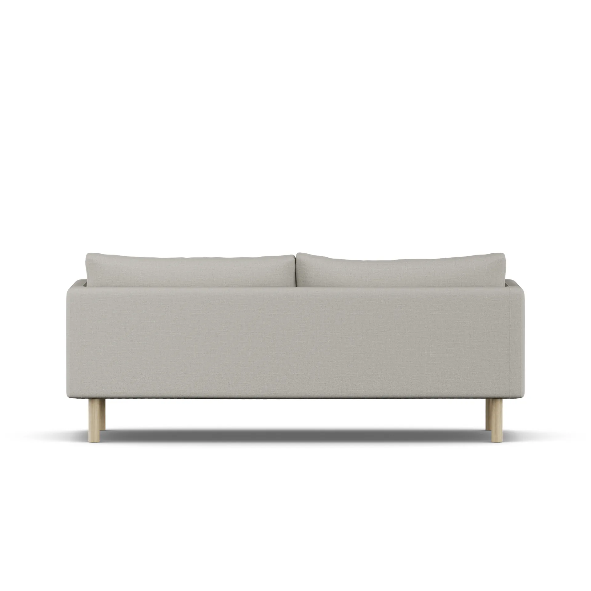 Linnevik sofa, Same Grey 6673-white-oiled oak, 3-seater 1898