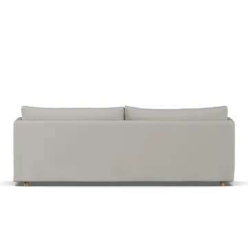 Linnevik sofa - Same Grey 6673-white-oiled oak, 4-seater, with skirt - 1898