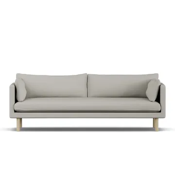 Linnevik sofa - Same Grey 6673-white-oiled oak, 4-seater - 1898